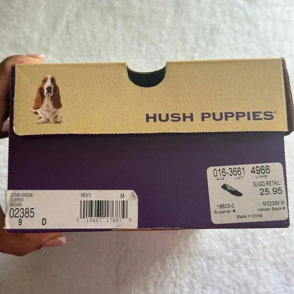 Dark Brown Hush Puppies Slippers - Picture 4 of 4